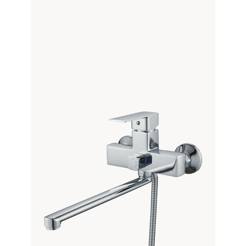 Смеситель для ванны с длинным изливом, черный A1063Н