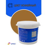 Краска-Грунт Премиум для OSB плит Акриловая SPEC/ ОСБ/ матовое покрытие/ 6 кг/ кофейный - изображение