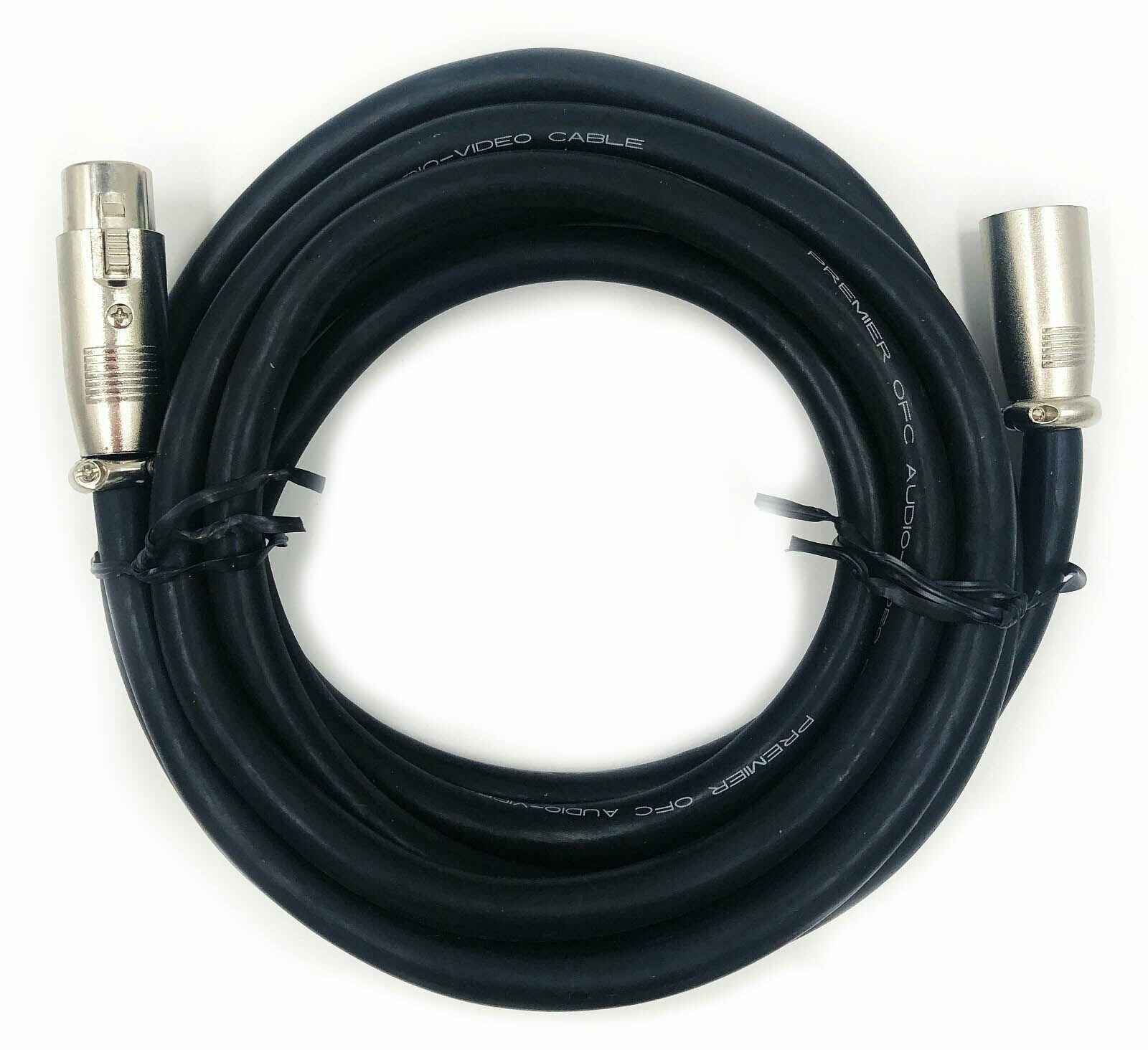 Кабель микрофонный XLR штекер - XLR гнедо (3 метра) — фото 1