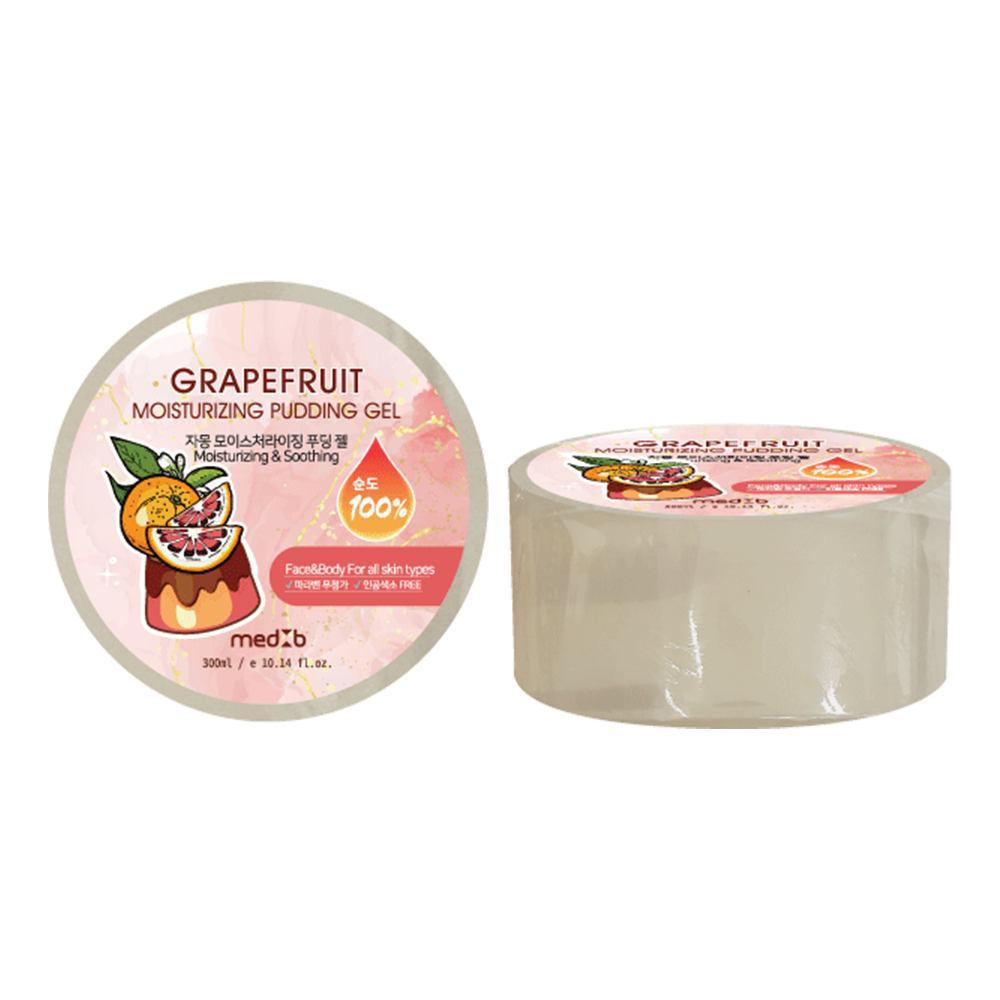 Гель увлажняющий MedB Grapefruit Moisturizing Pudding Gel , с экстрактом грейпфрута, 300мл