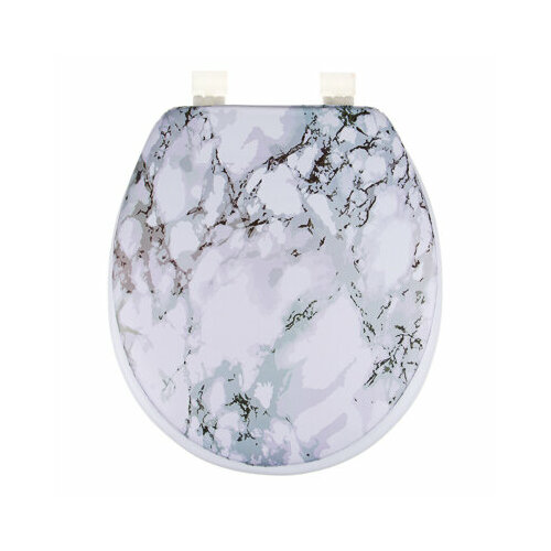 Vetta сиденье для унитаза пвх поролон 39x36см мрамор сер 1188₽