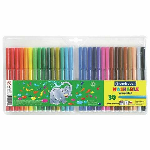 Фломастеры Centropen 30 цветов - фото №18