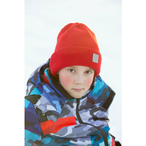 фото Шапка artel, размер 54-56, красный