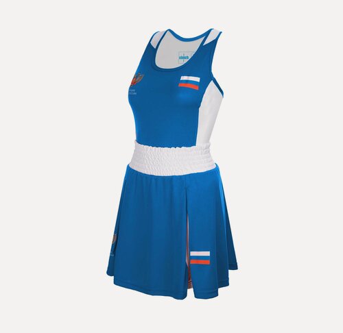 Изображение товара Форма боксерская женская Clinch Fight ФБР сине-белая (размер 2XL)