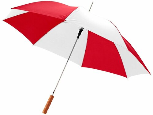 Зонт-трость Oasis, белый, красный
