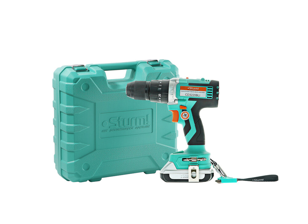 фото Аккумуляторный ударный шуруповерт Sturm! CD3220BLI