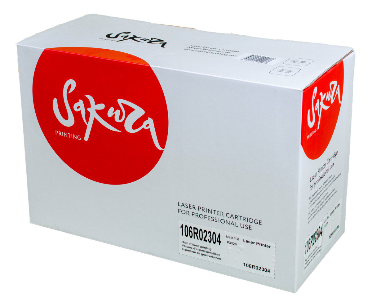 Картридж лазерный Sakura 106R02304 черный black 5000 стр. для Xerox (SA106R02304)