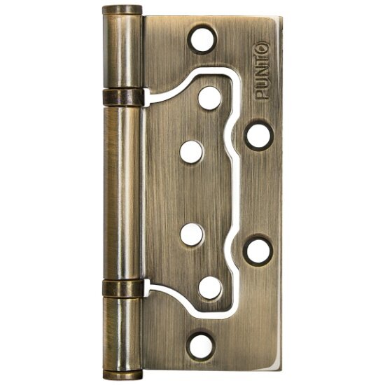 Петля универсальная без врезки Punto IN4200W AB (200-2B 100x25) бронза (2ШТ/упак)