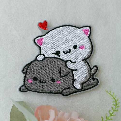 Нашивка на толстовку Чиби котики Cat chibi стикеры