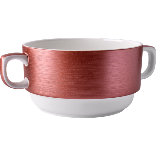 Бульонница красная, китайский фарфор, 