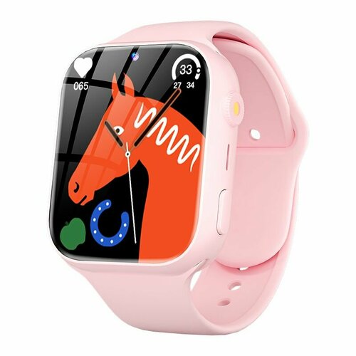 Смарт часы детские Smart Baby Watch Y58 4G Wi-FiДетские смарт часы с кнопкой SOSУмные часы для детей с GPS геолокациейЧасы для детей наручныеДетские часы с видеозвонком и прослушкойДетские часы телефон розовый 479000₽