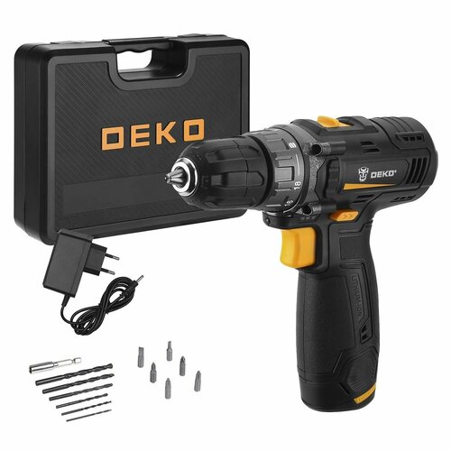 Аккумуляторная дрель-шуруповерт DEKO GCD12DU3 SET 3 063-4097 376500₽