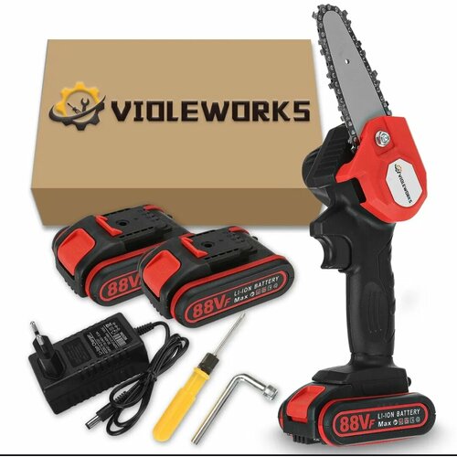 Аккумуляторная мини-пила с двумя батареями