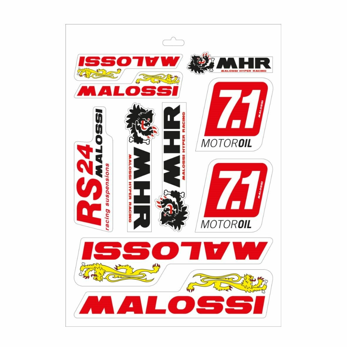 Лист наклеек Malossi А4