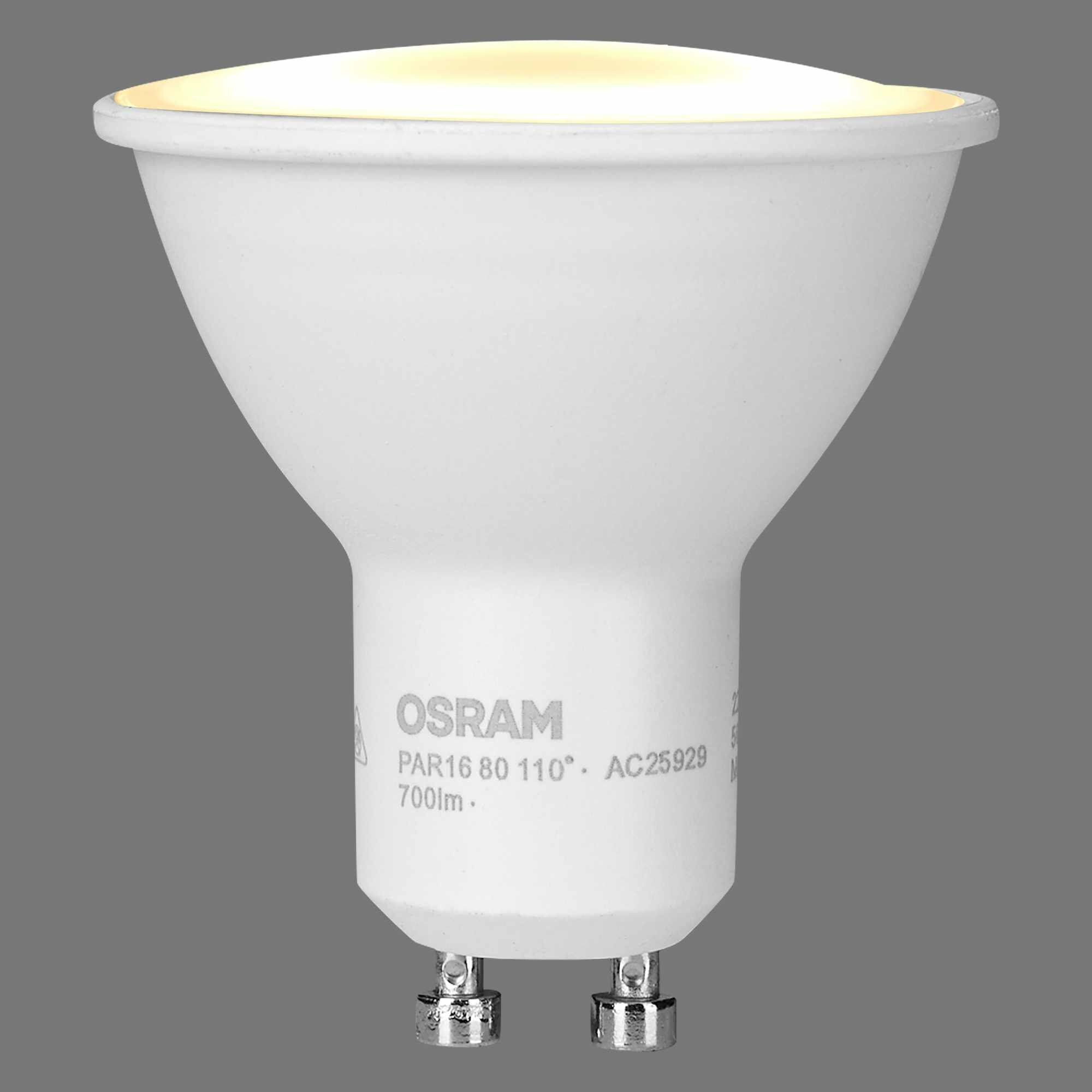 Лампа светодиодная Osram GU10 220-240 В 7 Вт спот матовая 700 лм холодный белый свет