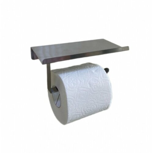 Держатель туалетной бумаги с подставкой для телефона хром 690₽