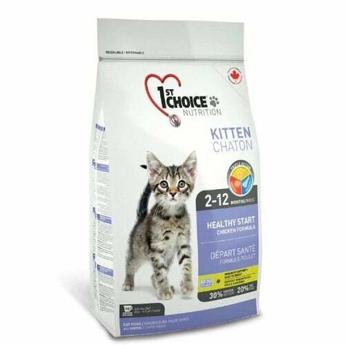 фото 1st choice корм сухой для котят здоровый старт цыпленок 5.44кг