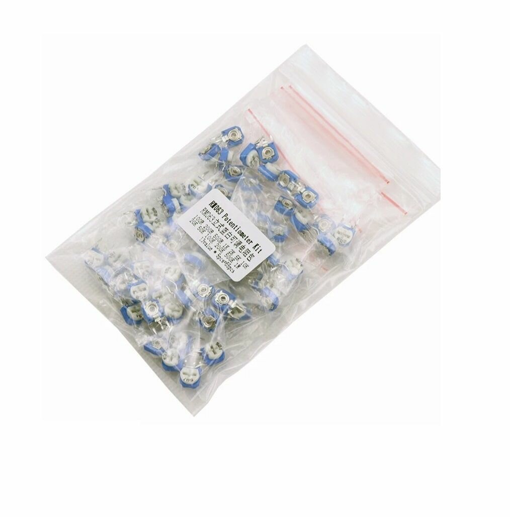 RM063 набор подстроечных резисторов 100ом - 1МОм