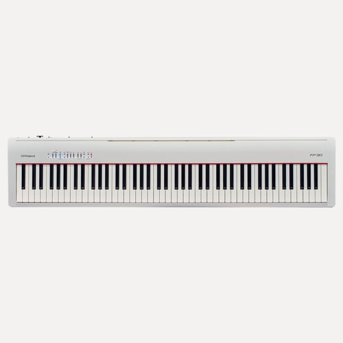 Изображение товара Цифровое пианино Roland FP-30X-WH, 88 клавиш, белый, Bluetooth