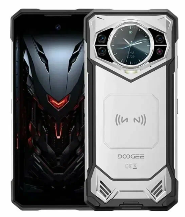 Смартфон DOOGEE S200 12/256 ГБ, 10100 mAh, 120 Гц, Серебристый