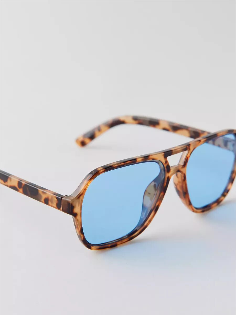 Солнцезащитные очки , голубой, — фото 1