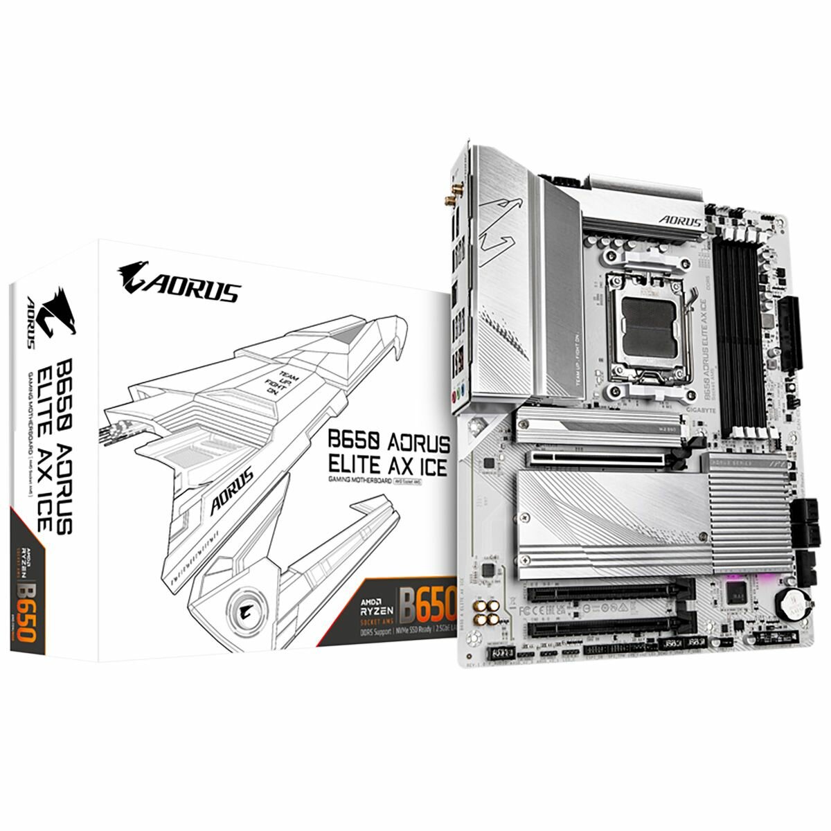 Материнская плата Gigabyte B650 AORUS ELITE AX ICE, RTL