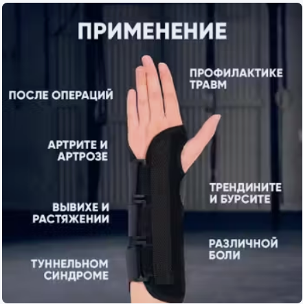 Ортезы Ортез для правой руки для лучезапястного сустава, размер L, замена гипса, Lian Beauty Accessories