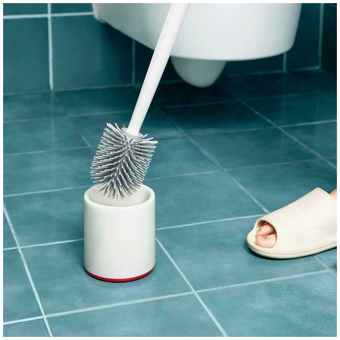 Картинки Ершик для унитаза Xiaomi Appropriate Cleansing YB-05, цвет: белый