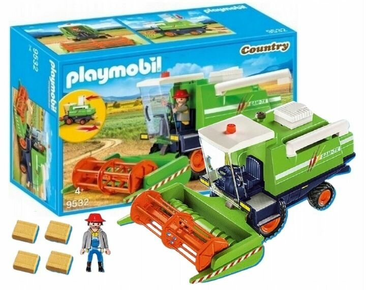 Конструктор Playmobil Country - Зерноуборочный комбайн - Плеймобиль 9532