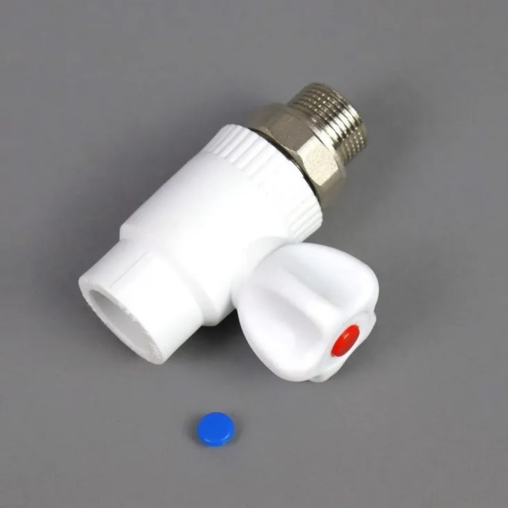 ViEiR Кран шаровой PPR для радиатора прямой Ø-25х3/4