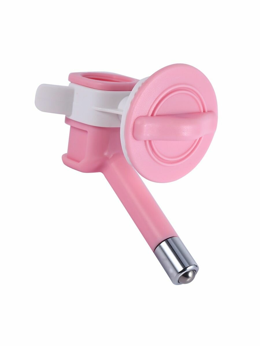 Фотографии Автоматический дозатор воды для домашних животных, подвесная поилка-фонтанчик для собак и кошек, пластиковая насадка, легкое заполнение, прочный и не содержит BPA, розовый цвет