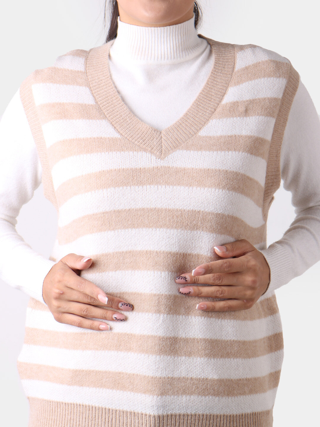 Кардиган , размер One Size, пудровый — фото 1