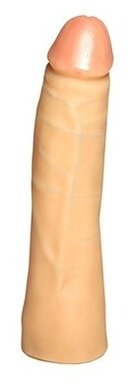 Dжага Dжага Насадка для страпона ПВХ/силикон Harness №3, 203-03 BX DD, D: 4 см, длина: 17 см, телесный/розовый