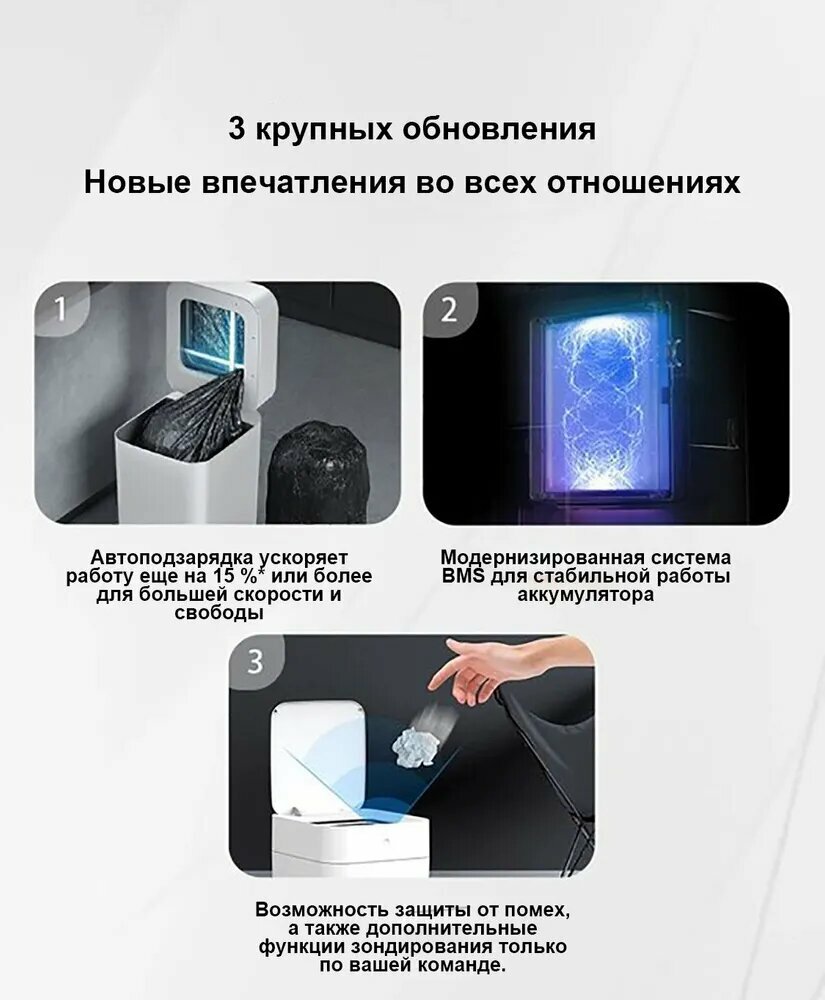 Мусорные Ведра И Баки Xiaomi Xiaomi Мусорный бак, 1 шт