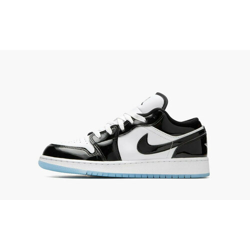 фото Кроссовки nike air jordan 1 low se gs "concord", размер 37.5 ru, черный
