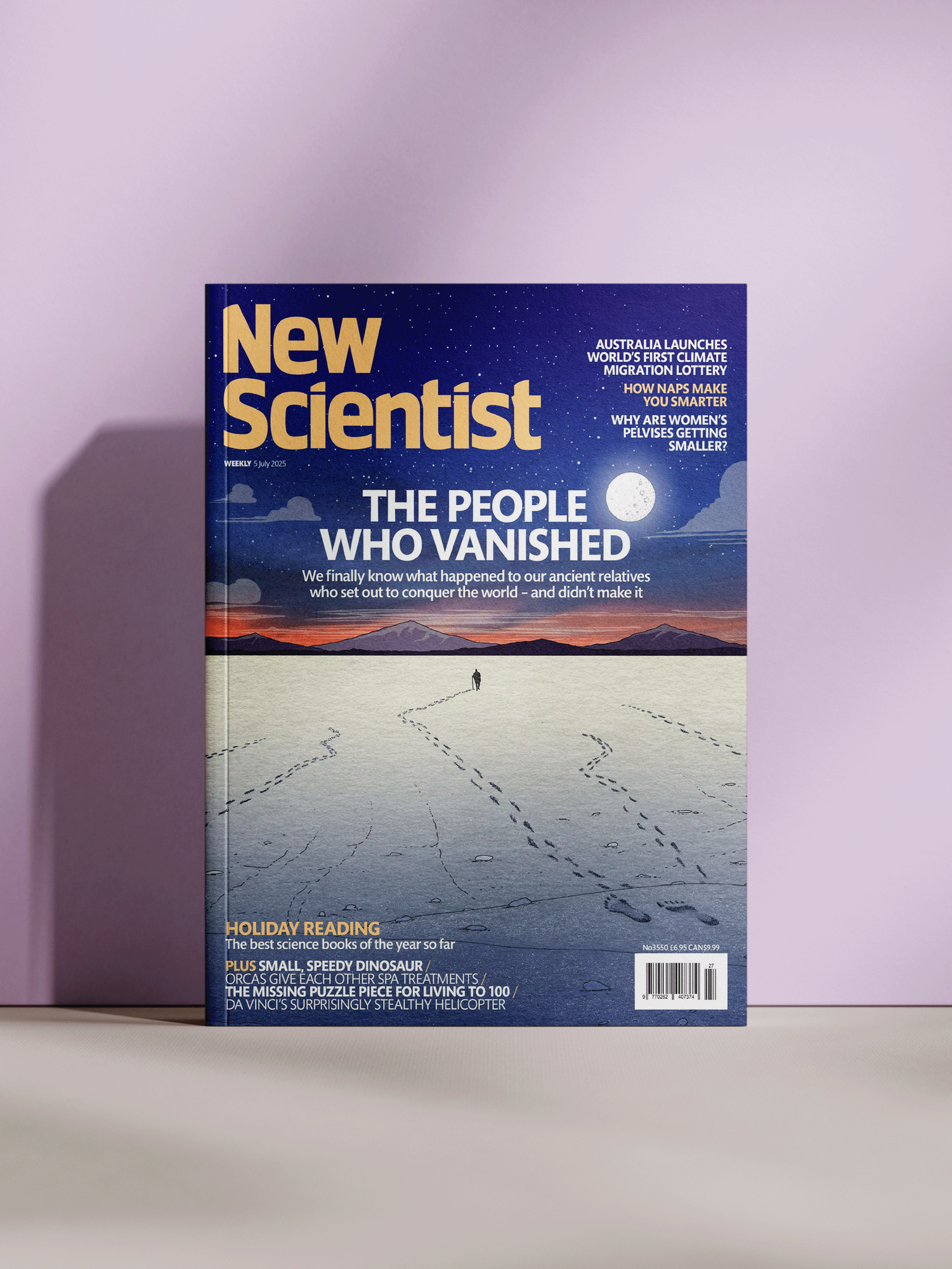 «New Scientist — The People Who Vanished» (№3650, 5 июля 2025)