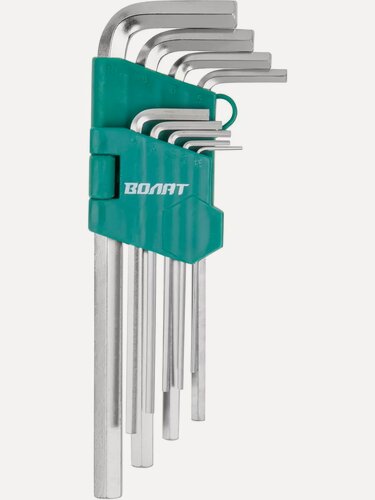 Изображение товара Набор ключей шестигр. 1,5-10мм 9шт длинн. Волат (11010-09) (11010-09)