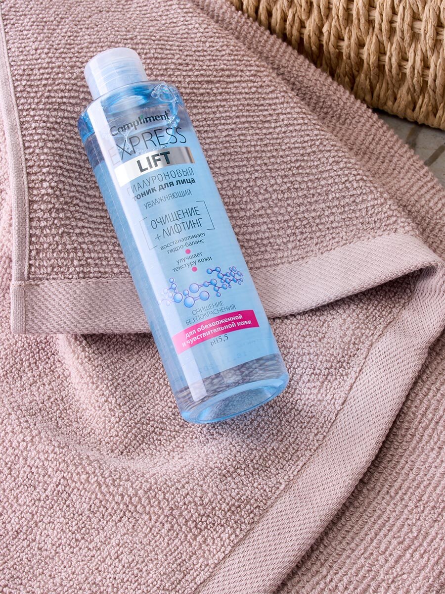 COMPLIMENT Express Lift Тоник д/лиц гиалурон увлаж 250мл №20 — фото 1