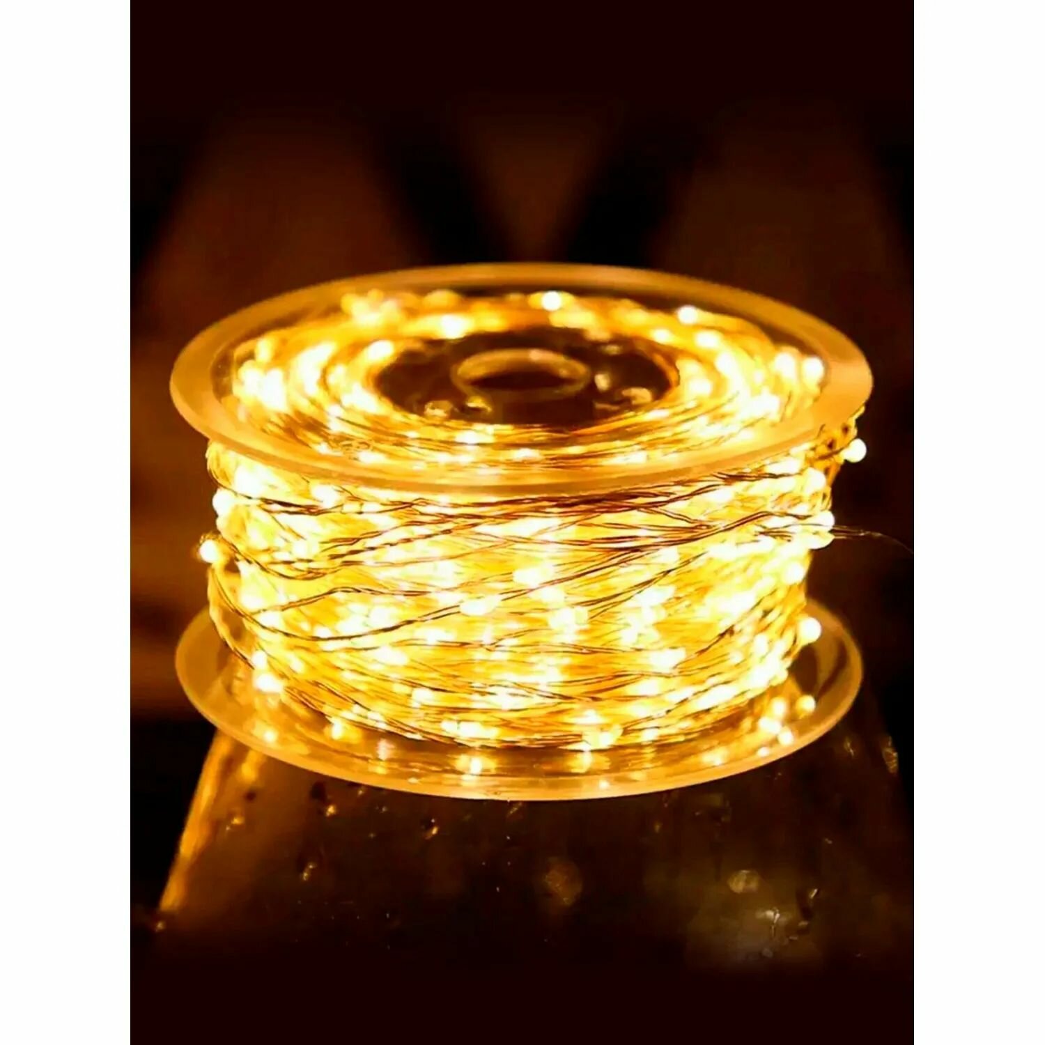 Электрогирлянда 500 LED ламп, размер 5000 cм, тепл. белый, 8 реж, 93627