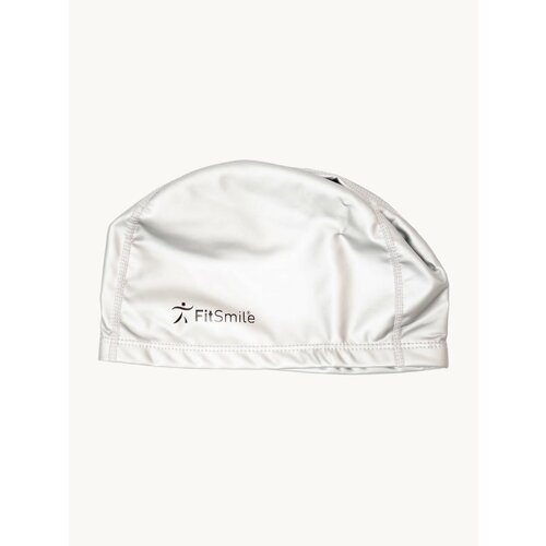 Шапочка для бассейна женская мужская тканевая, серый цвет, 1 шт