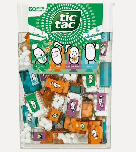Изображение товара Драже Tic Tac большая упаковка с 60 мини-коробочками Мята