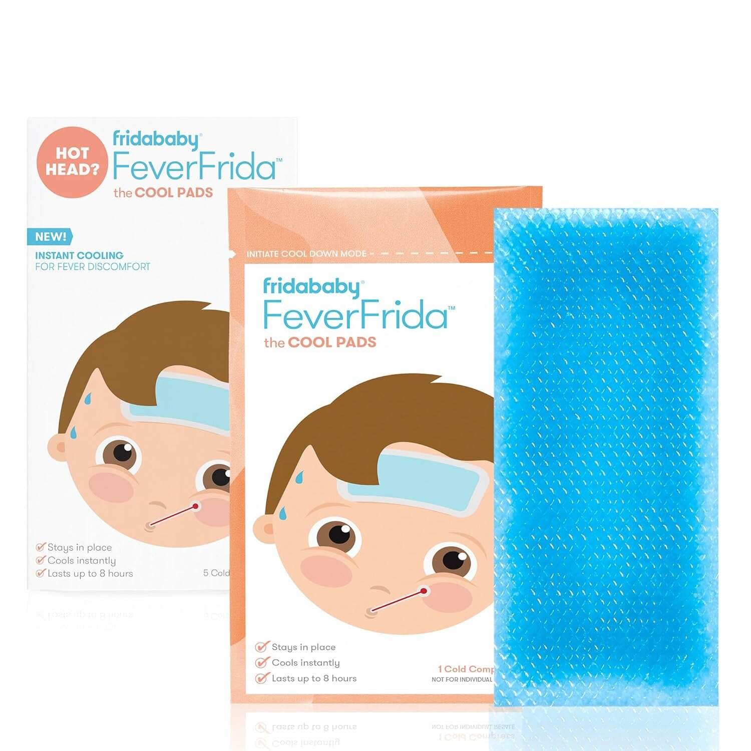 Frida Baby охлаждающие патчи для детей, при лихорадке и головной боли, 5 шт