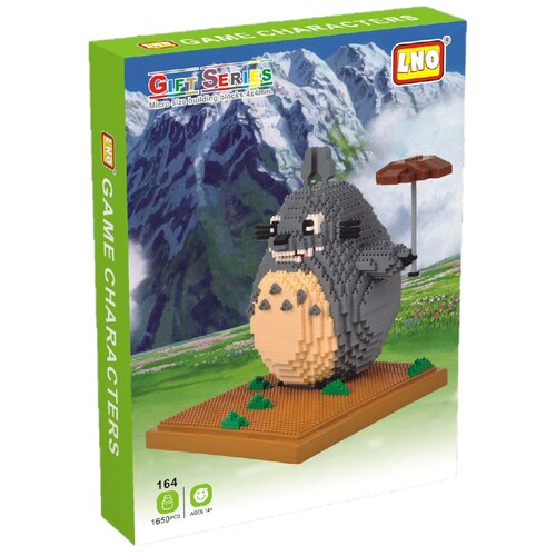 Конструктор Wisehawk  & LNO Мой сосед Тоторо 1650 деталей NO. 164 My neighbor Totoro Gift Series