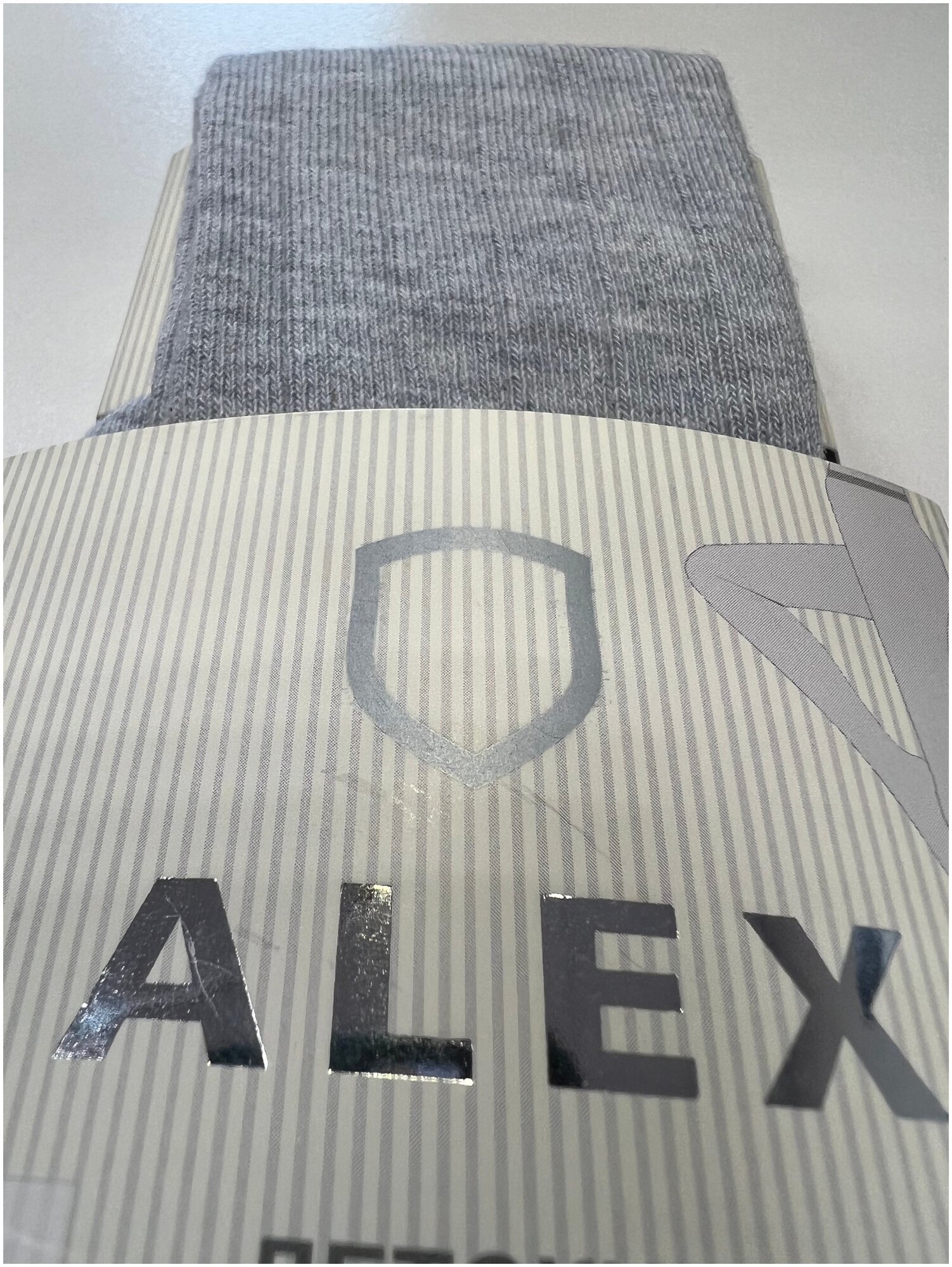 Колготки ALEX Textile, размер 6-12 месяцев, серый