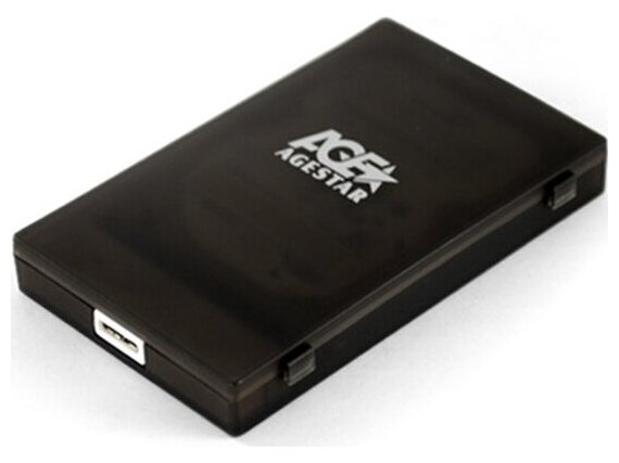 Внешний корпус для HDD Agestar 3UBCP1-6G 2.5" пластик черный (3UBCP1-6G BLACK)