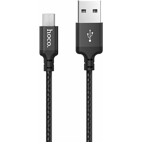 Кабель USB MicroUSB Hoco X14 <черный usb кабель или usb переходник hoco 6957531062851 x14 usb m microusb m 1 0м красный черный