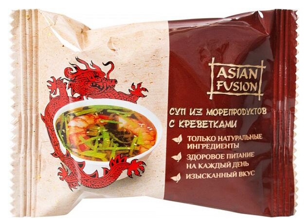 Asian Fusion Суп из морепродуктов с креветками 12 г