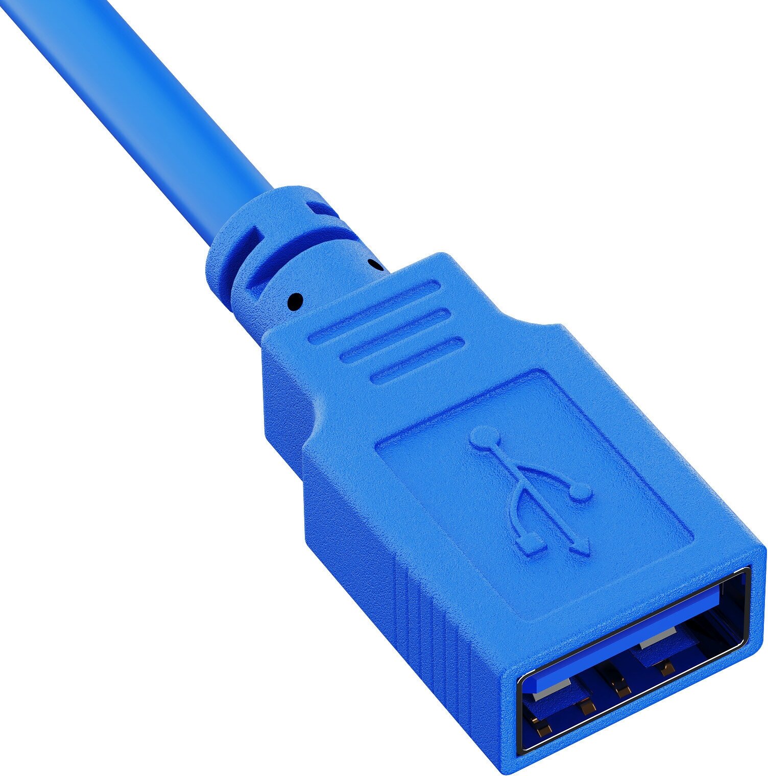 Кабель-удлинитель GSMIN A84 USB 30 (M) - USB 30 (F) (3 м) (Синий)