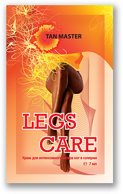 Tan Master, Legs Care 7 мл (Крем для интенсивного загара ног в солярии)