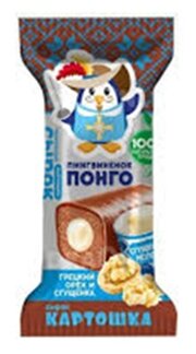 Сырок глазированный Пингвиненок Понго с грецким орехом и вареной сгущенкой 23%, 40 г
